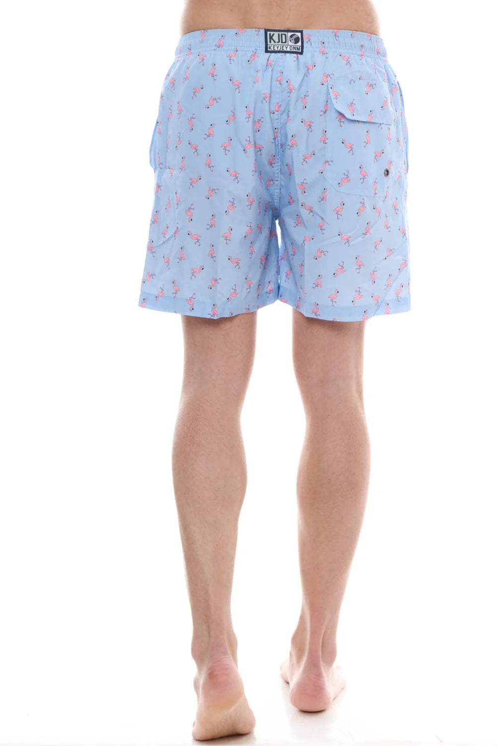 KEYJEY Costume Mare Flamingo Celeste