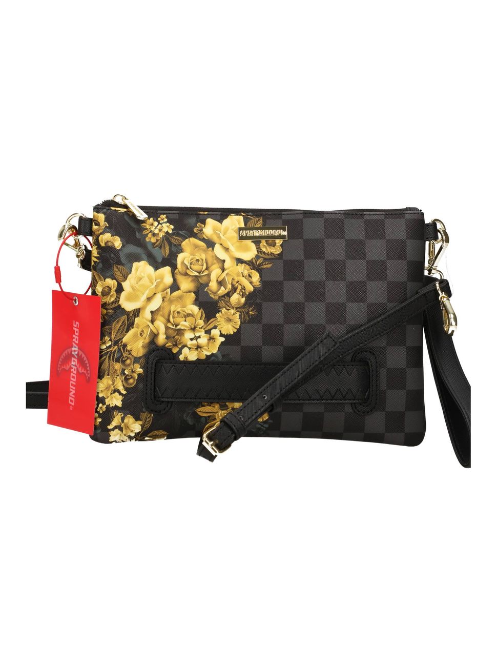 SPRAYGROUND Pochette/Tracolla Gold Floral Remix