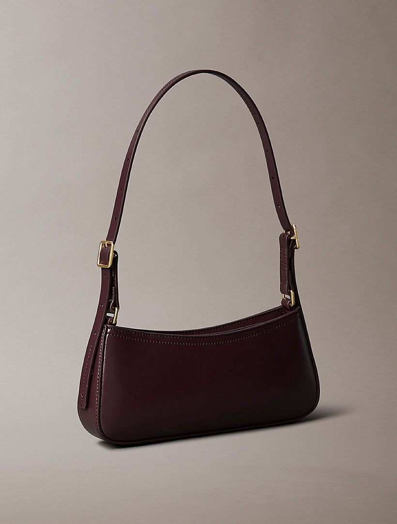 CALVIN KLEIN DONNA Borsa a Tracolla Piccola Ck Bordeaux