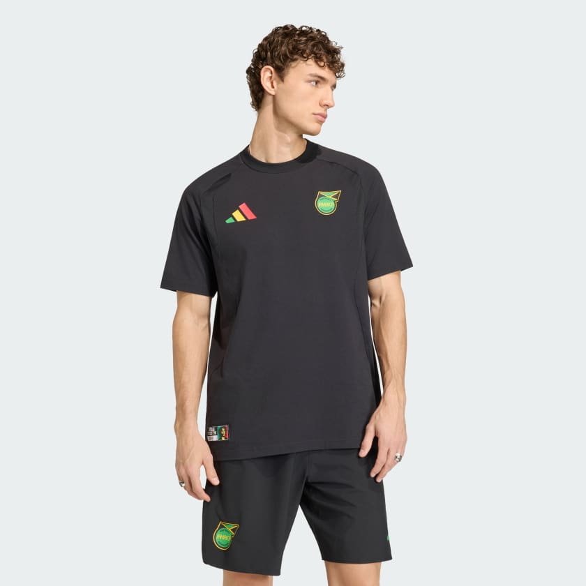 ADIDAS Completino Jamaica X Bob Marley T-Shirt e Pantaloncino Nero