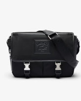 LACOSTE Tracolla Paris Doppia Fibia Nera