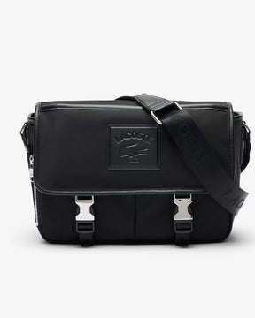 LACOSTE Tracolla Paris Doppia Fibia Nera