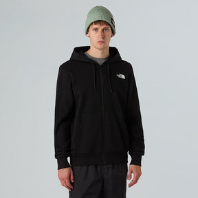 The North Face Felpa Con Cappuccio Con Zip Logo Piccolo Nera