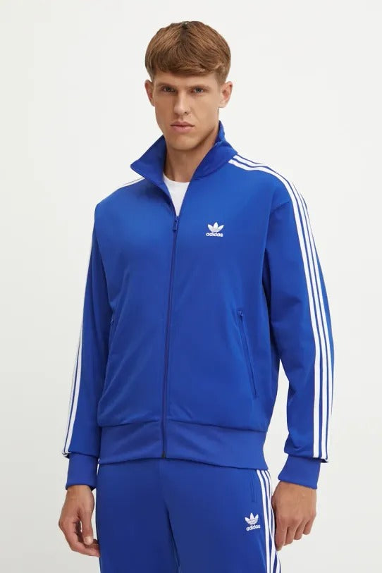 ADIDAS ORIGINALS Tuta Acetata Pantalone Fondo Largo Blu Elettrico