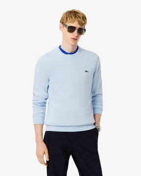 LACOSTE Maglioncino Basic In Cotone Azzurro