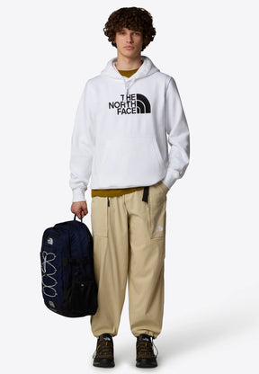 The North Face Felpa Con Cappuccio Logo Grande Bianca