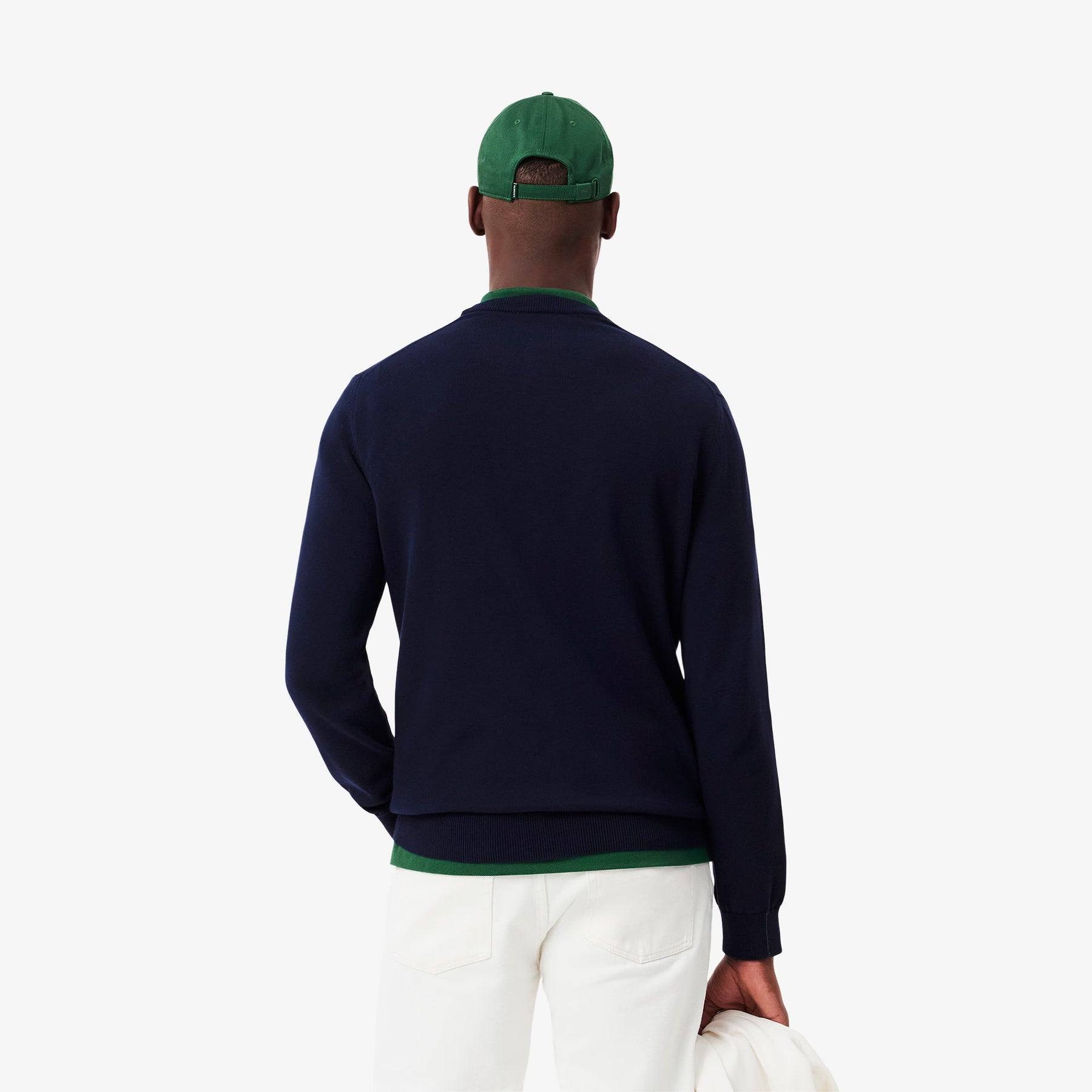 LACOSTE Maglioncino In Cotone Blu AH0128 166