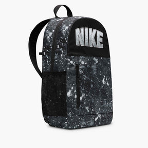 NIKE Zaino + Astuccio in Tessuto Con Schizzi di Pittura Nero
