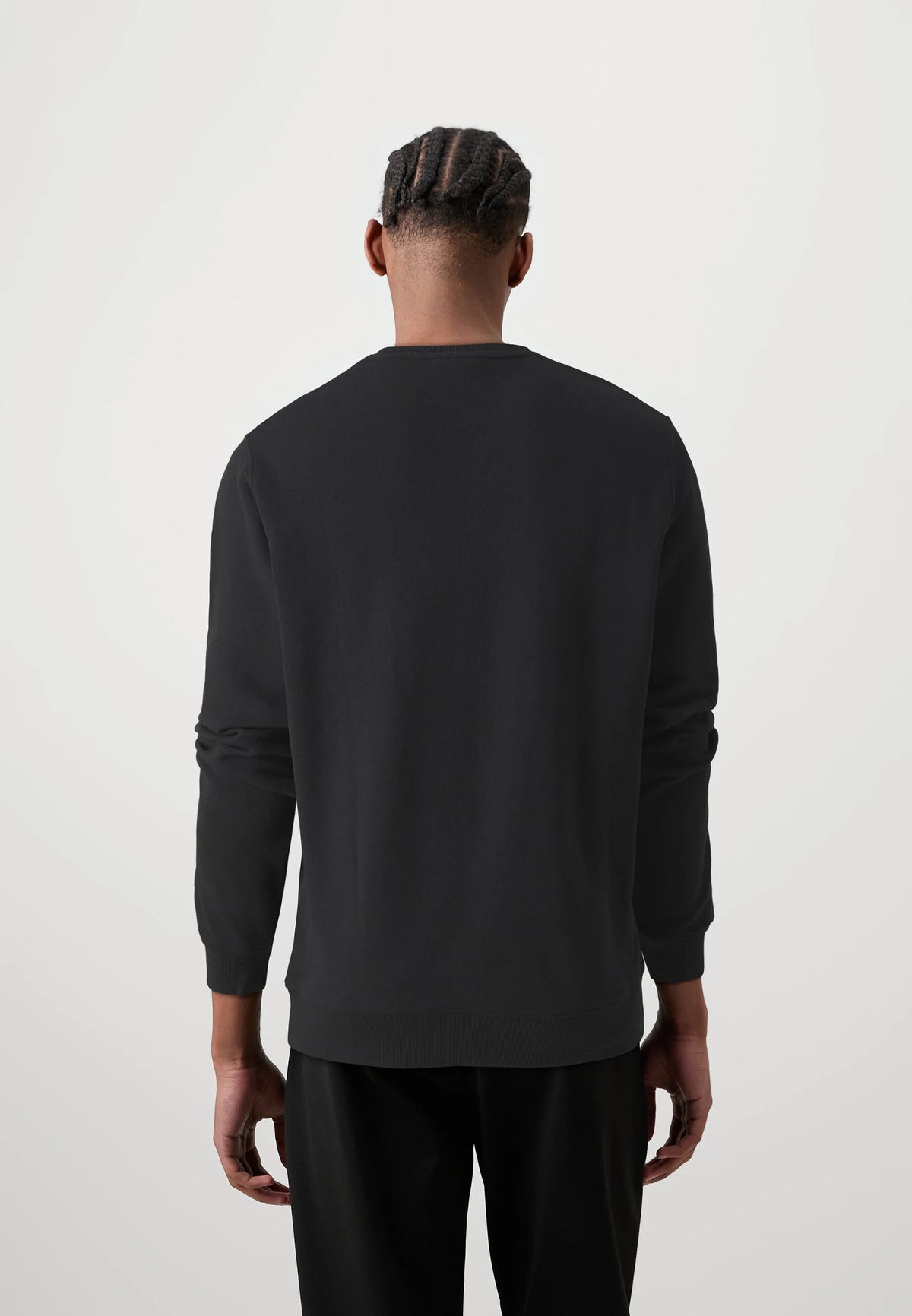 LYLE&SCOTT Felpa Girocollo In Cotone Nera
