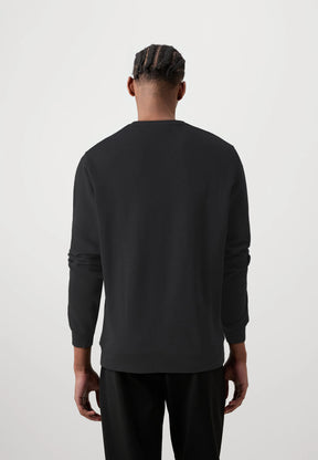 LYLE&SCOTT Felpa Girocollo In Cotone Nera