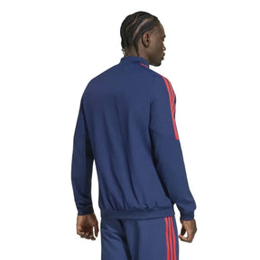 ADIDAS Tuta Completa Lione Uomo Blu/Rosso