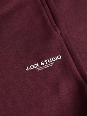 JJXX JXSTUDIO VESTERBRO COORDINATO DI TUTA FELPATA PRUGNA DONNA