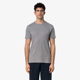 K-WAY T-Shirt Leonide Grigio Chiaro (Grey Frost)
