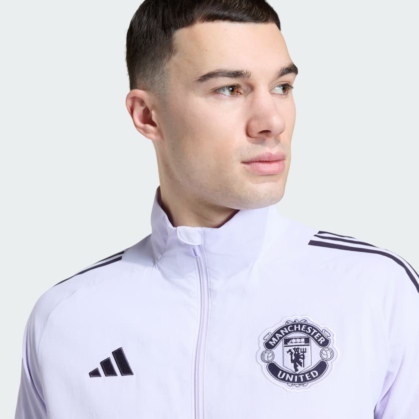 Adidas Tuta Completa Manchester United Uomo Rosa Viola