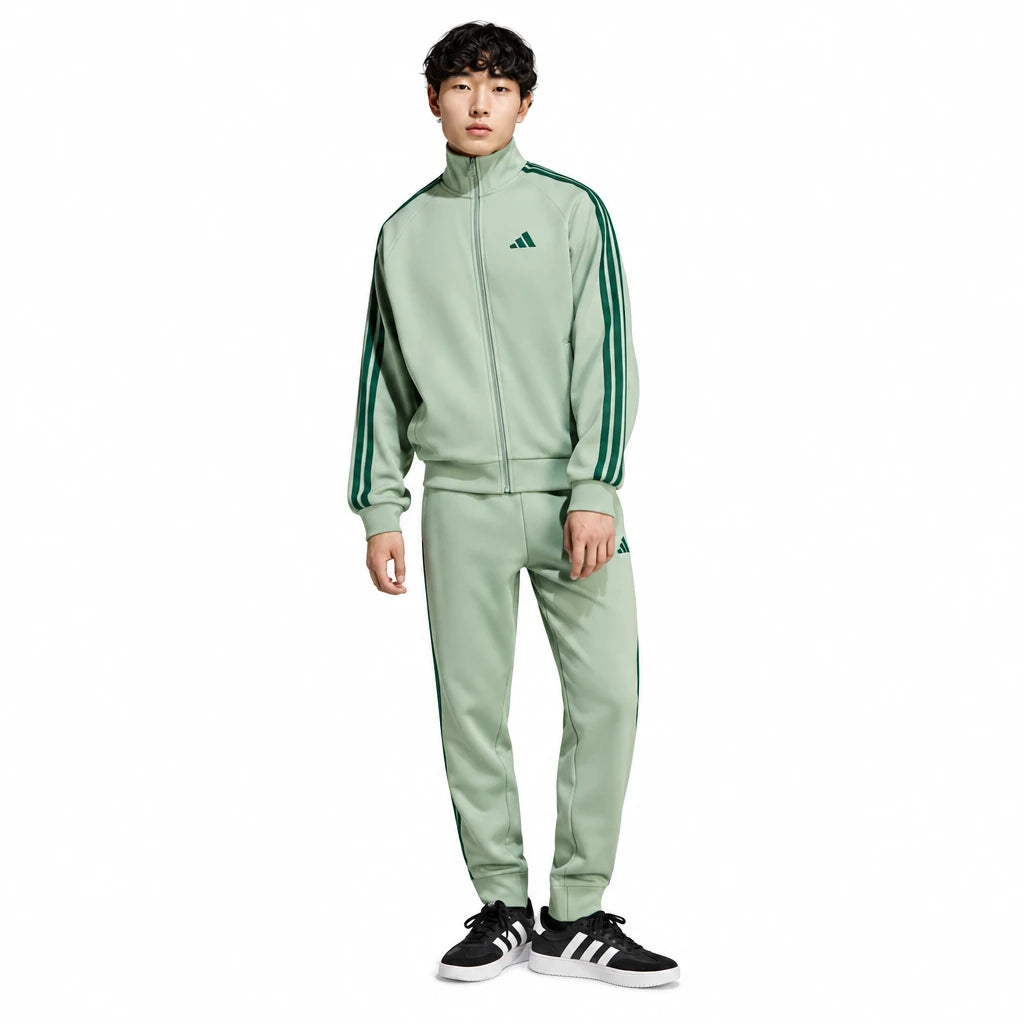 ADIDAS Tuta Completa Con Zip Senza Cappuccio Verde