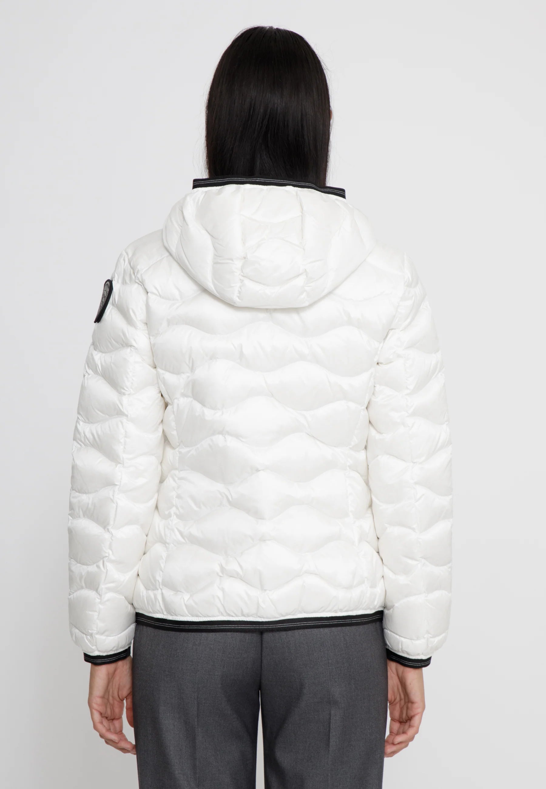 BLAUER Giubbotto Camelia Con Cappuccio Donna Bianco