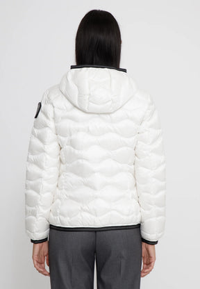 BLAUER Giubbotto Camelia Con Cappuccio Donna Bianco