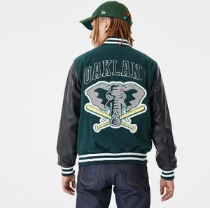 NEW ERA Varsity Jacket Oakland Athletics Verde