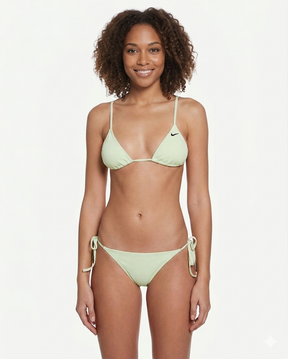 NIKE Costume Donna Triangolo con Laccetti Giallo