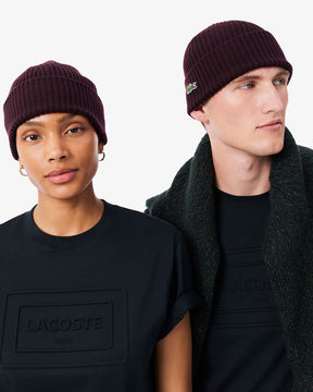 LACOSTE Berretto In Lana Bordeux