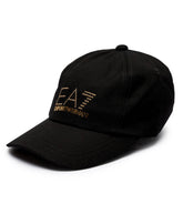 EA7 Cappello Nero/Oro Visiera Curva
