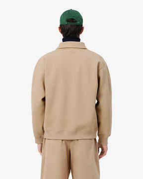 LACOSTE Polo A maniche Lunghe Collar Pique Beige