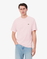 LACOSTE T-Shirt In Cotone Rosa