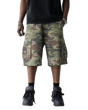 BLACK ISLAND Bermuda Jeans Camo