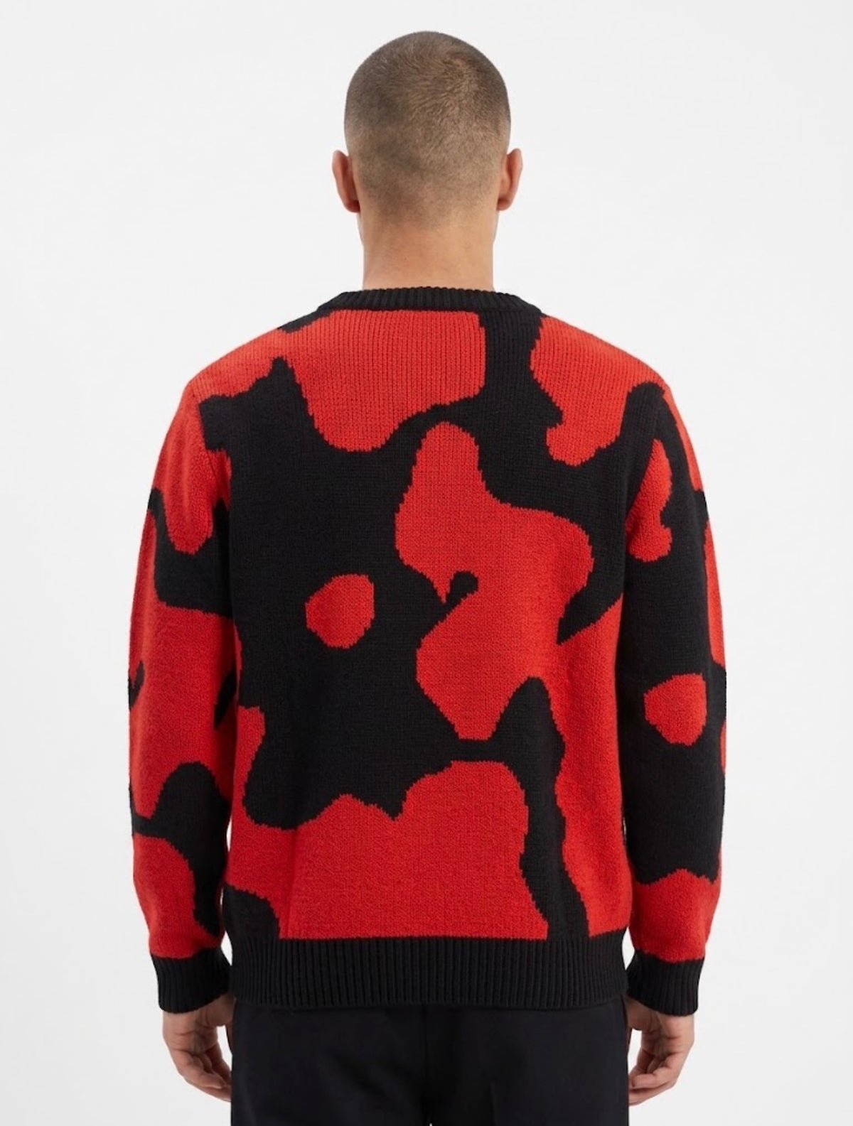 COUNTY OF MILAN Maglione Marcelo Burlon Nero/Rosso