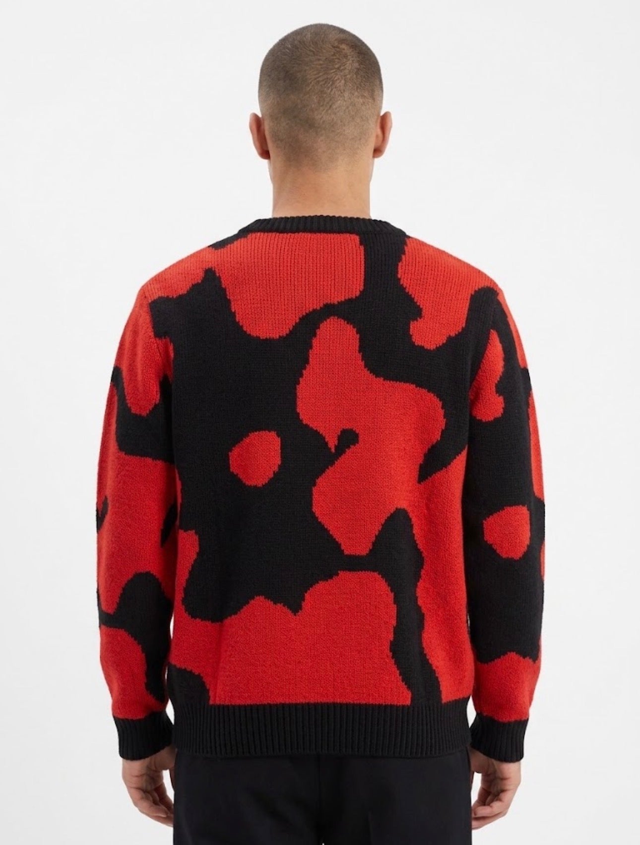 COUNTY OF MILAN Maglione Marcelo Burlon Nero/Rosso