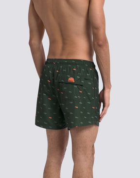 SUNDEK Costume Da Bagno Levin Logato Verde