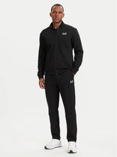EMPORIO ARMANI Tuta Completa Con Zip Senza Cappuccio Nero/Bianco