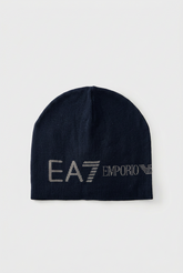 EMPORIO ARMANI Berretto Invernale Beanie Hat Blu