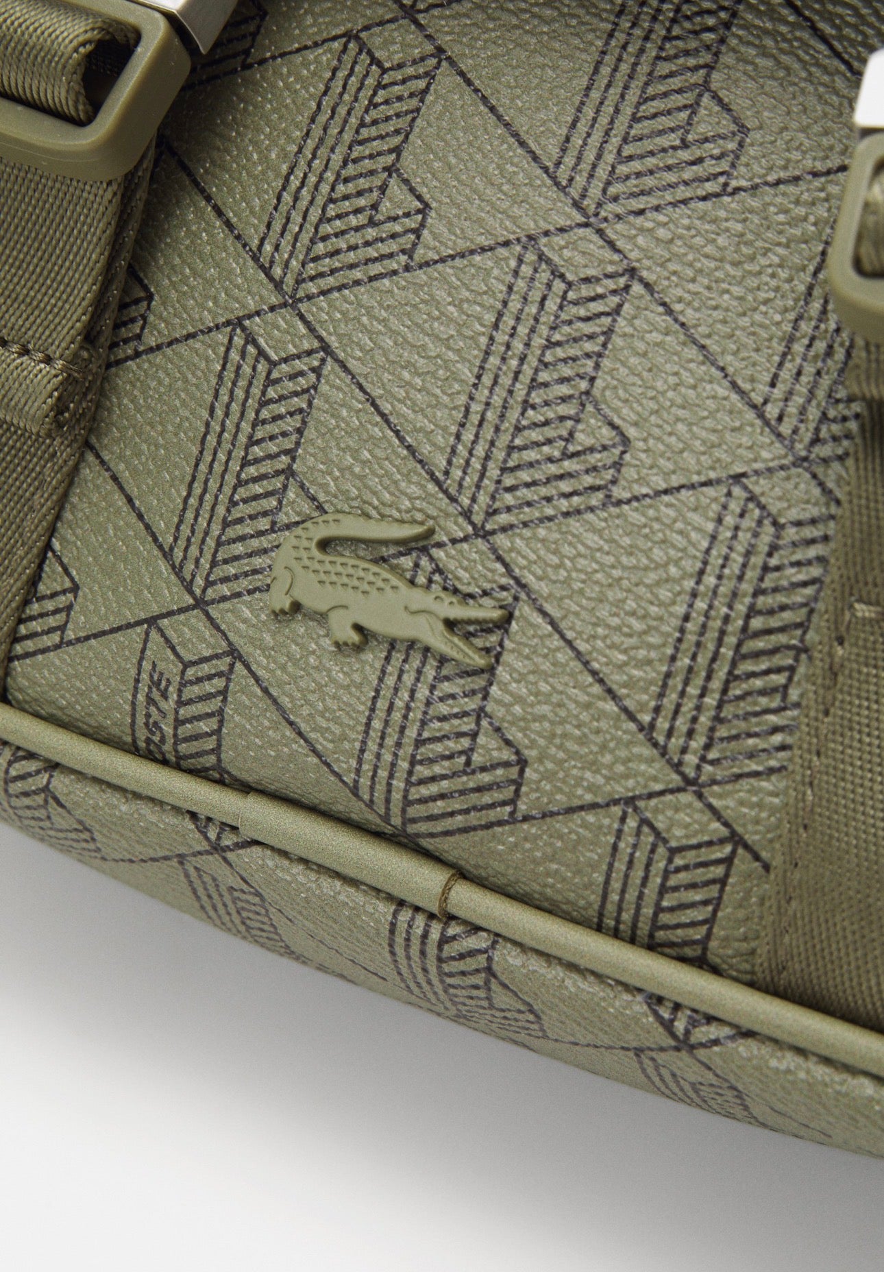 LACOSTE Borsello a Tracolla Monogram Verde Militare