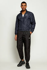 EMPORIO ARMANI Tuta Completa Con Zip Senza Cappuccio Blu/Nero