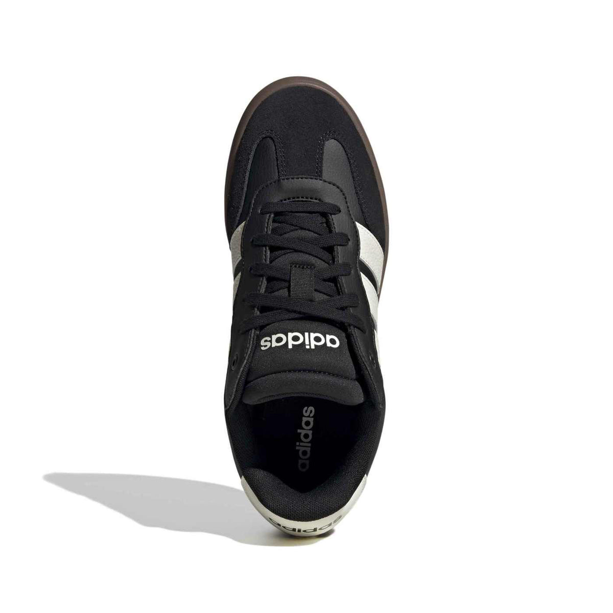 ADIDAS Sneaker Barreda XLG In Pelle Nera Suola Marrone