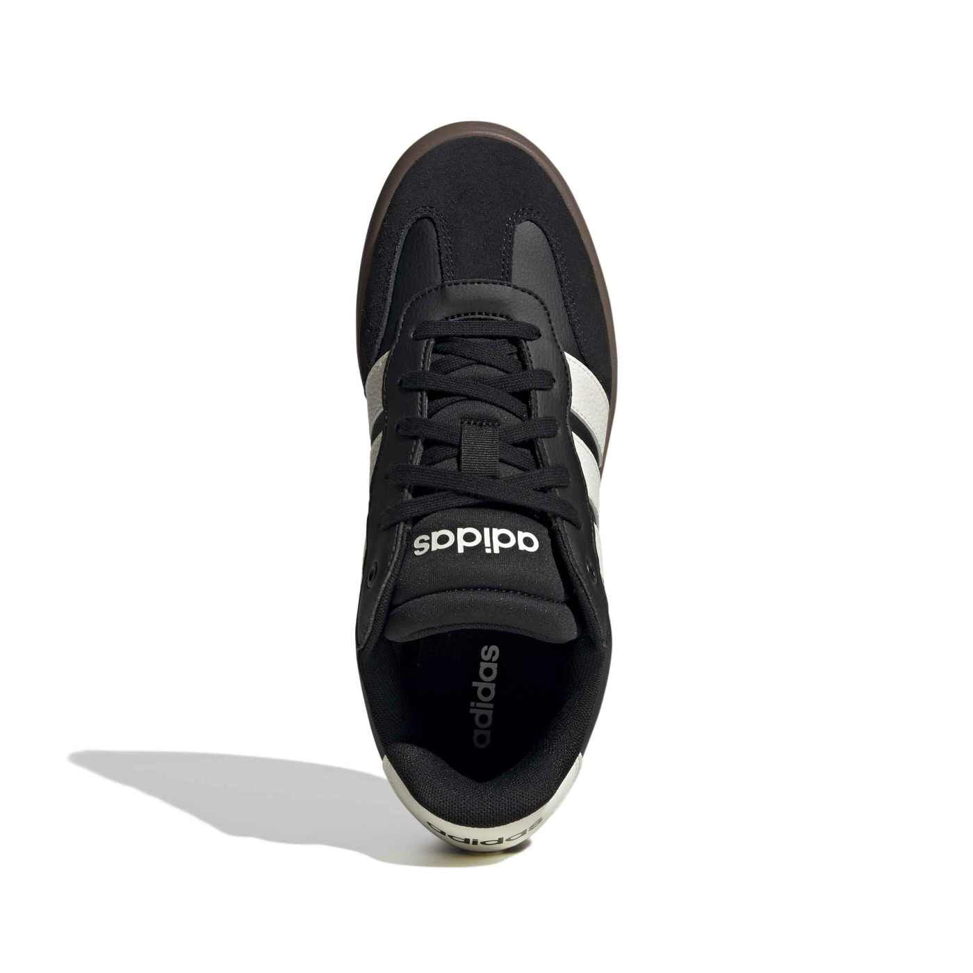 ADIDAS Sneaker Barreda XLG In Pelle Nera Suola Marrone