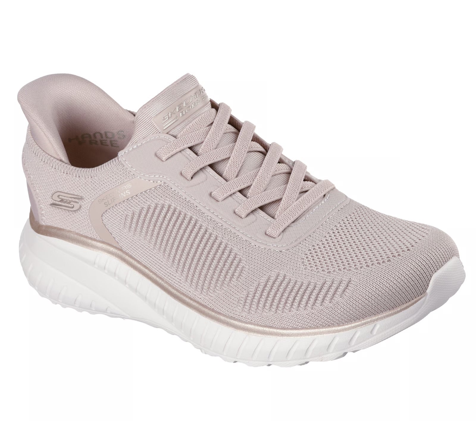 Skechers Slip-Ins Bobs Squad Chaos Sneaker Donna Beige