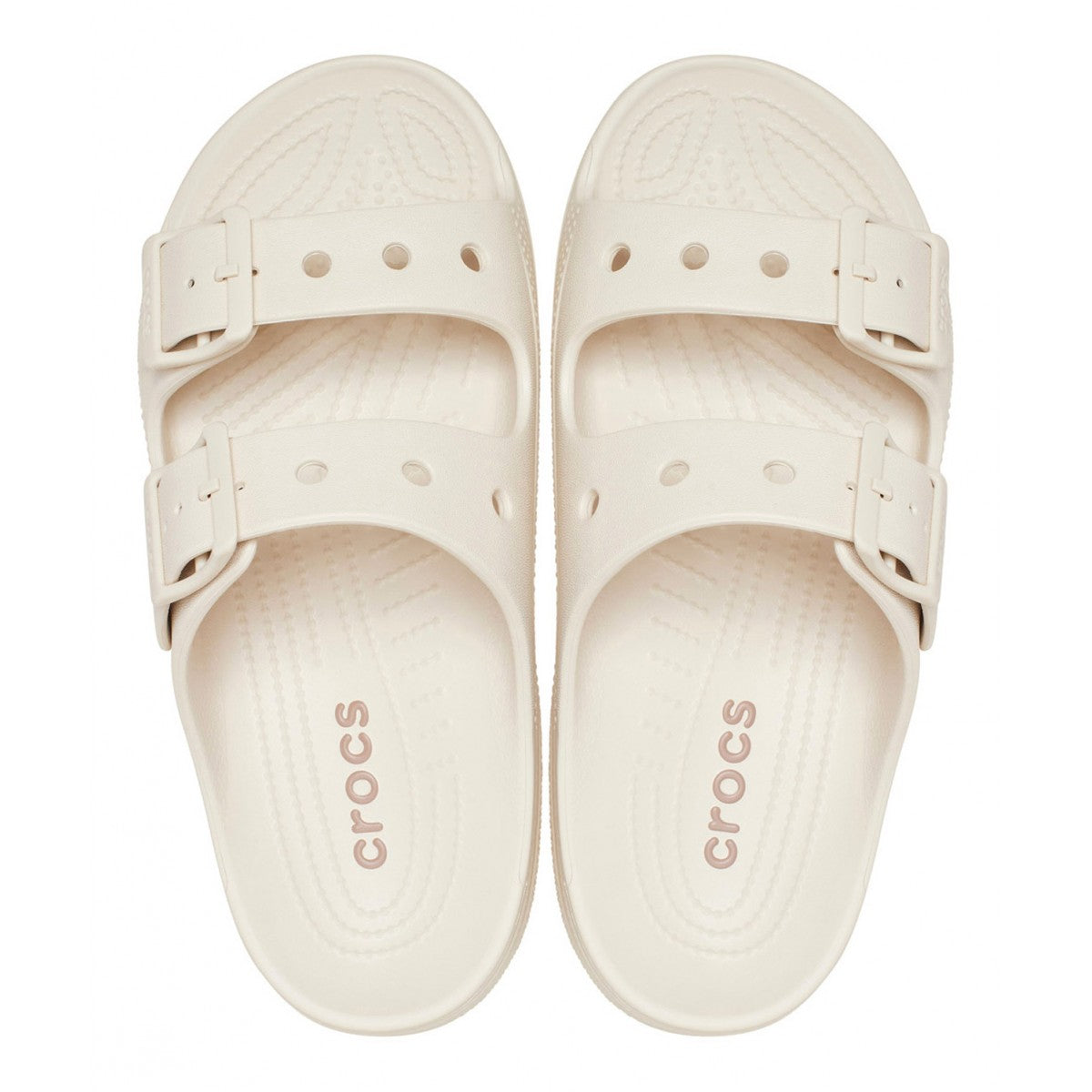 CROCS Ciabatta In Gomma Doppia Fascia Saturday sandal Beige