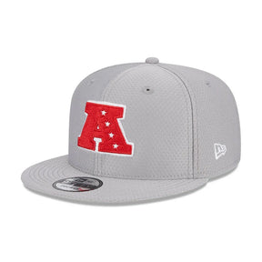 NEW ERA 9FIFTY Cappello Visiera Dritta NFL Grigio Logo Rosso