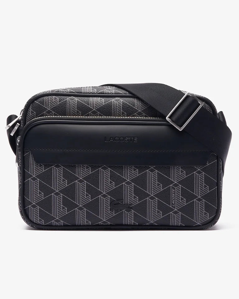 LACOSTE Pochette Monogram Media  Nera