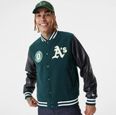 NEW ERA Varsity Jacket Oakland Athletics Verde