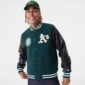 NEW ERA Varsity Jacket Oakland Athletics Verde