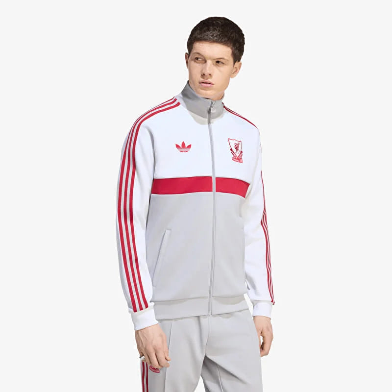 ADIDAS Tuta Liverpool Completa Bianca/Grigia/Rossa