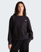 THE NORTH FACE Felpa Donna Girocollo Logo Piccolo Nera 26/27