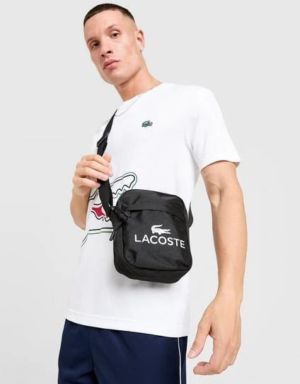 LACOSTE Tracolla Crossover Con Logo Nera