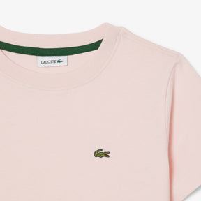 LACOSTE T-Shirt Bambino/Bambina Basic In Cotone Rosa