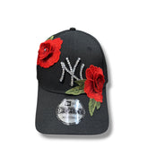 NEW ERA NY CUSTOM BLACK ROSE