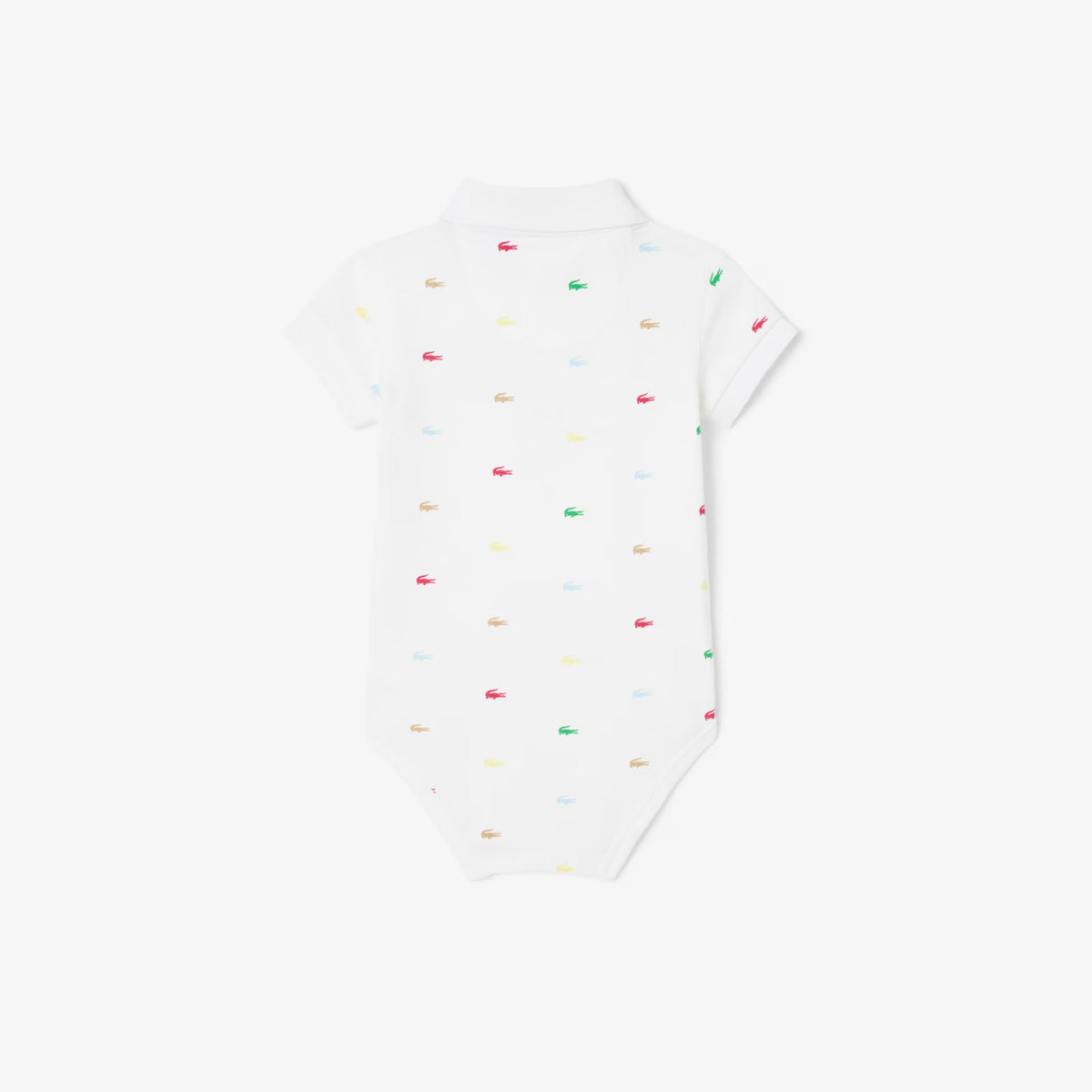 LACOSTE Body Baby A Polo Logato Mezza Manica Bianco