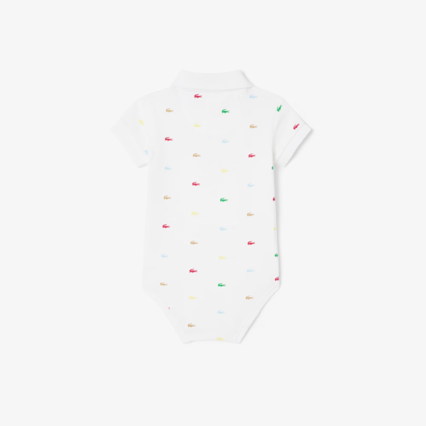 LACOSTE Body Baby A Polo Logato Mezza Manica Bianco